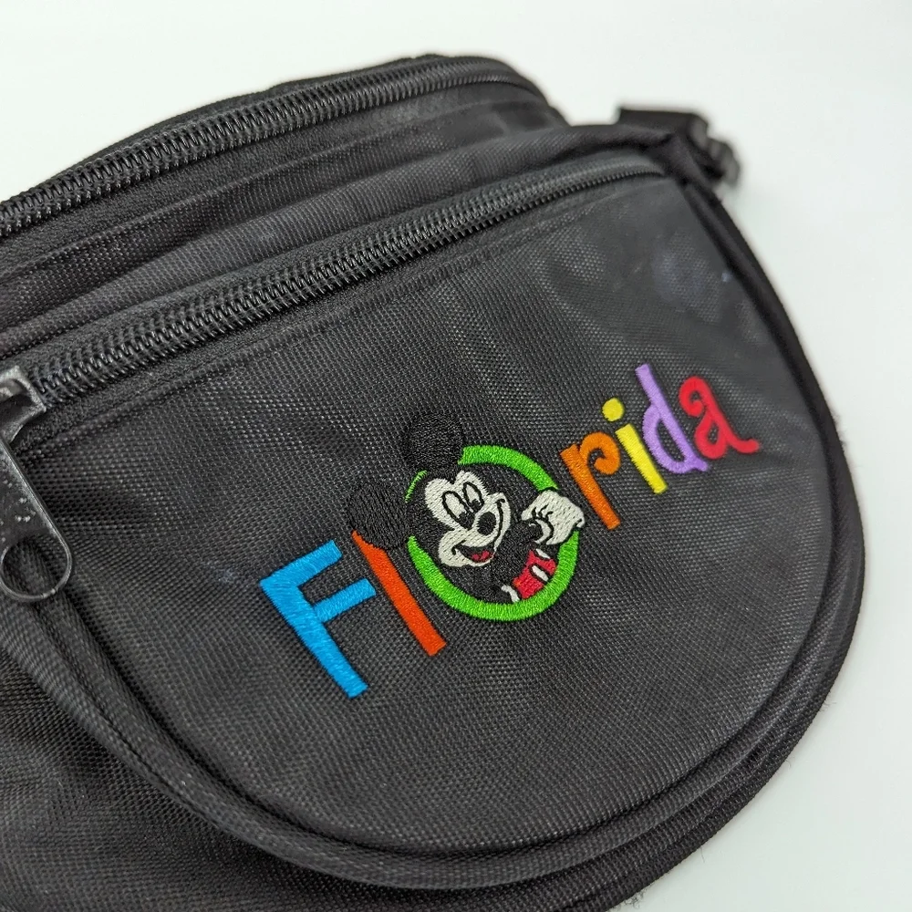 Disney | Florida Embroidered Mickey Mouse Belt Bag Fanny Pack - Picture 2 of 9